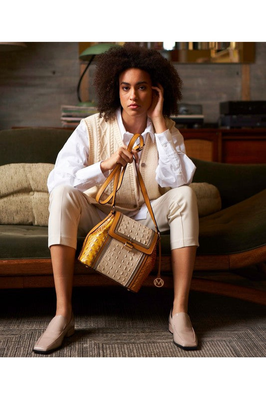 MKF Collection Jamilah Crossbody Handbag by Mia k - HOUSE OF SHE