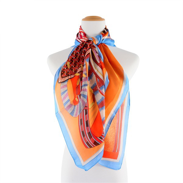 RETRO MID SIZE SILK FASHION SCARF  HOUSE OF SHE