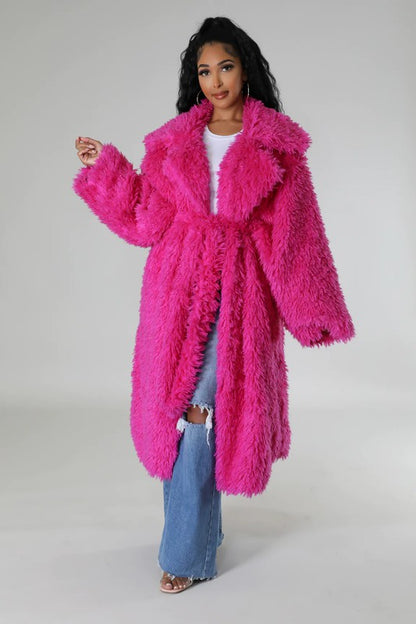 Amy Teddy Faux Fur Coat