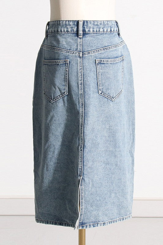 SEXY FASHION STYLE DENIM SKIRT  HOUSE OF SHE