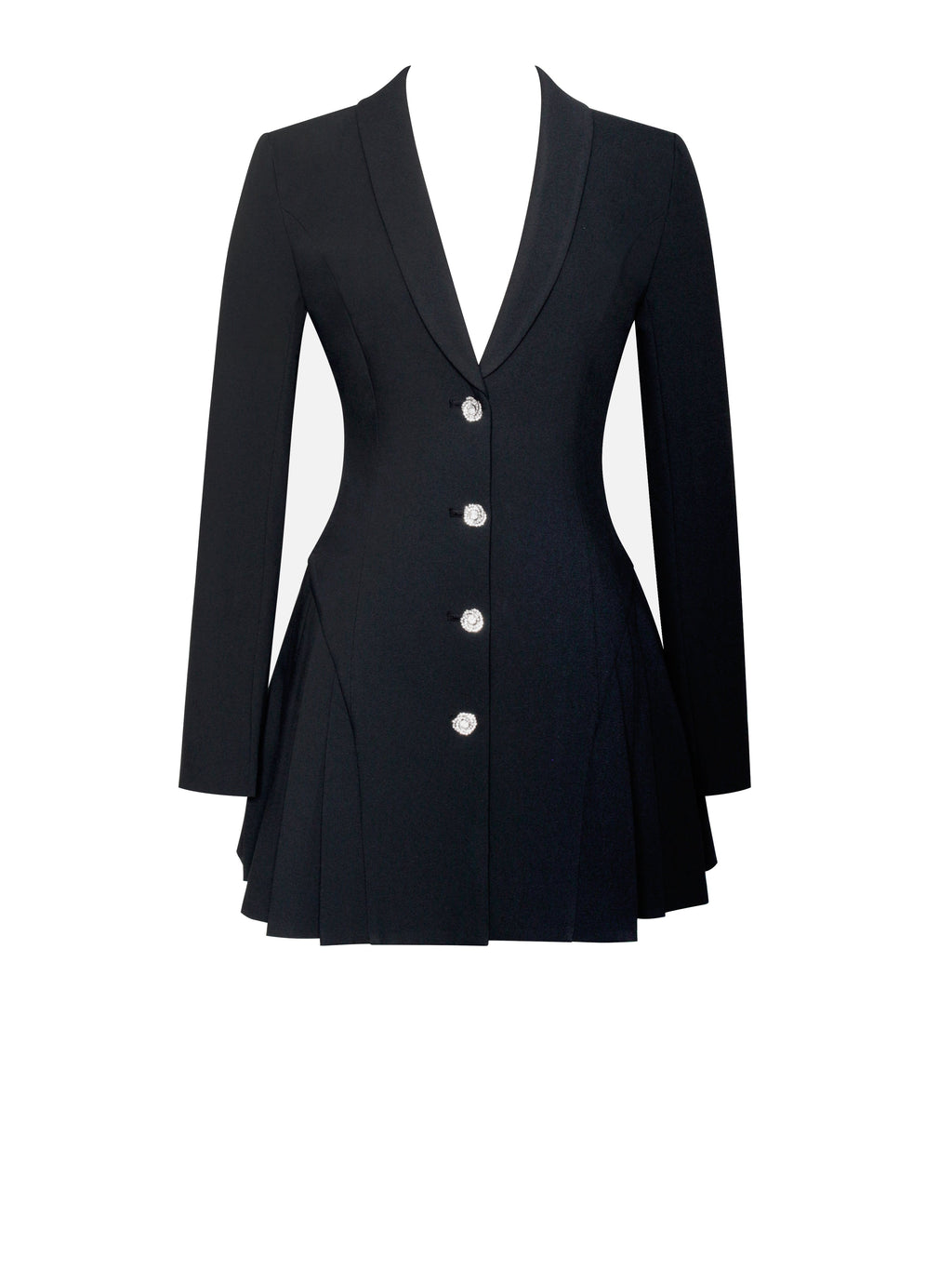 Ria Black Blazer Mini Dress - HOUSE OF SHE