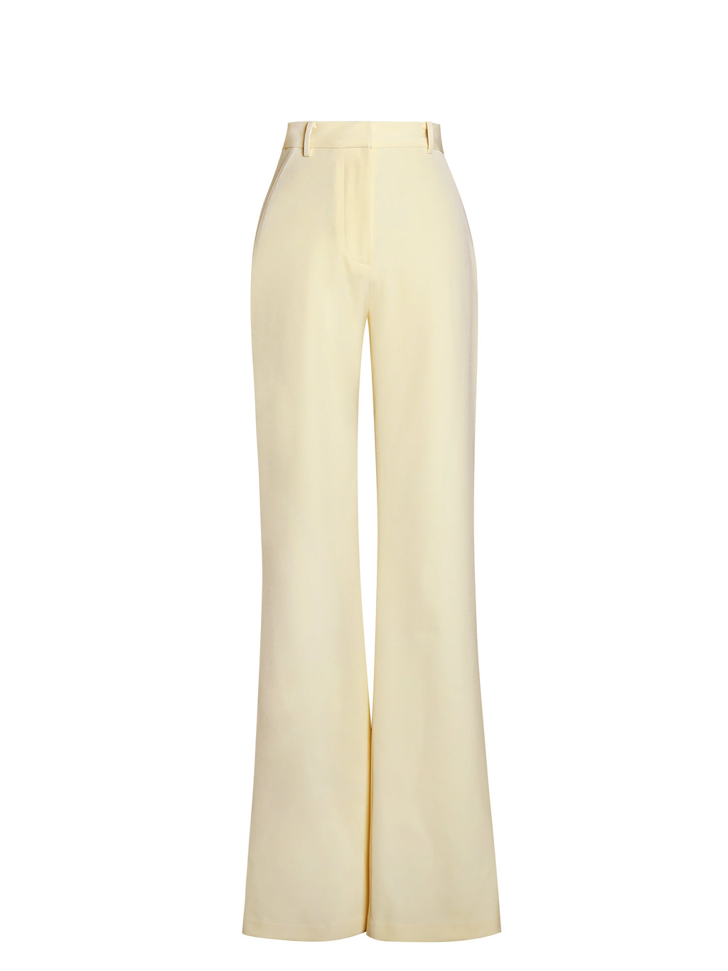 Quinnie Butter Yellow Slim Suit Pants - HOUSE OF SHE
