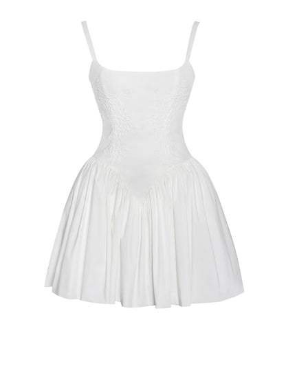 Kadi White Corset Mini Dress