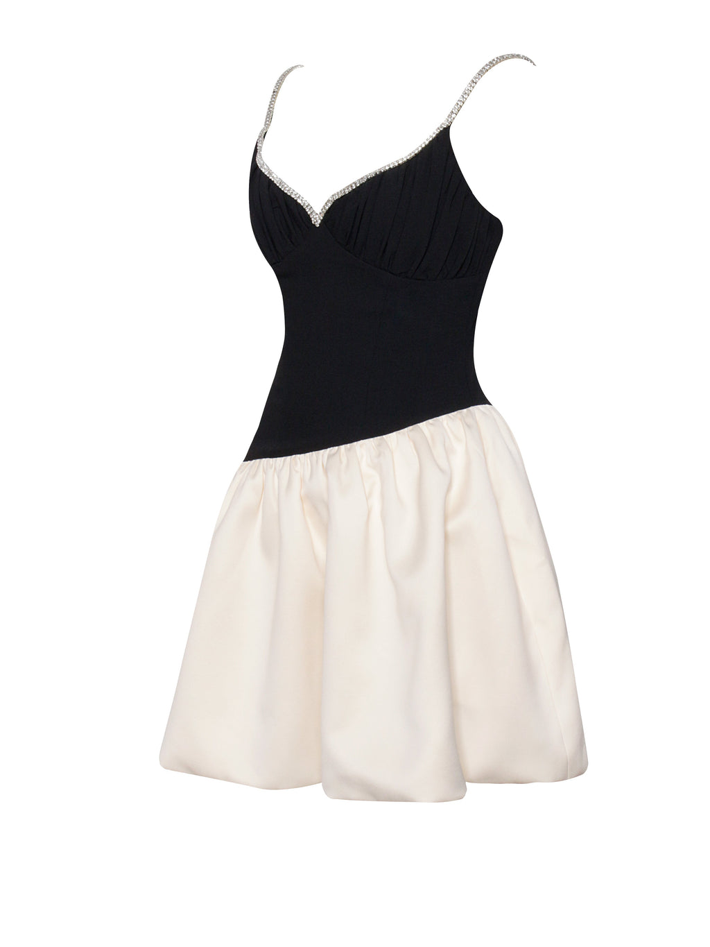 Blair Crystal Trim Drop Waist Mini Dress - HOUSE OF SHE