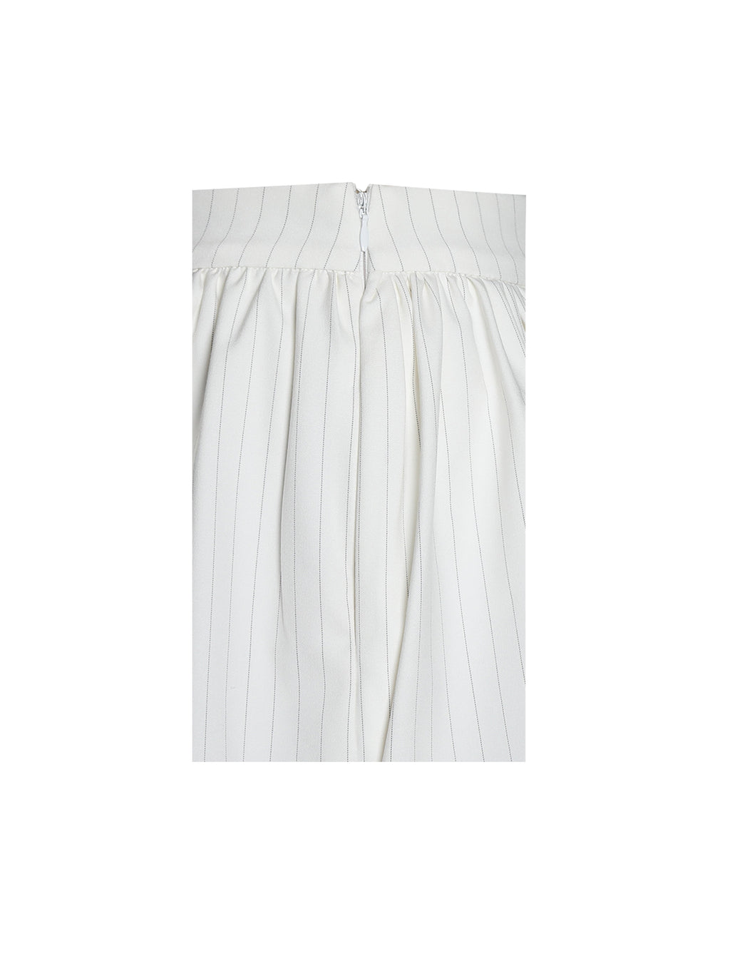 Sylvie White Pinstripe Bubble Shorts - HOUSE OF SHE