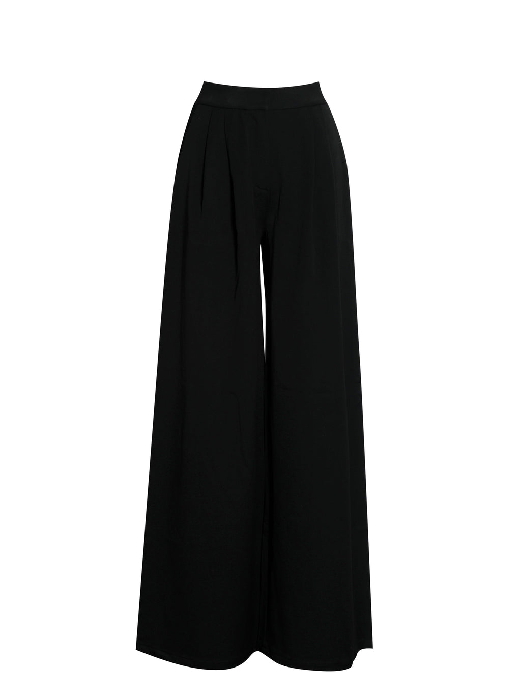 Aleeza Black Wide Leg Suit Pants - HOUSE OF SHE