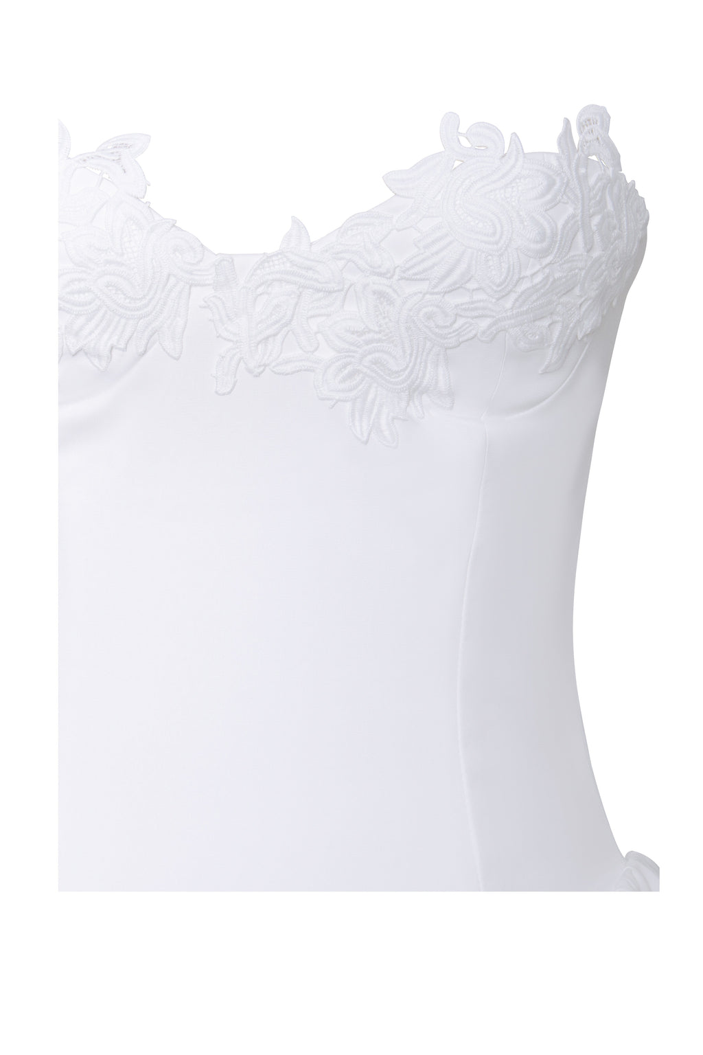 Sacha White Lace Drop Waist Corset Mini Dress - HOUSE OF SHE