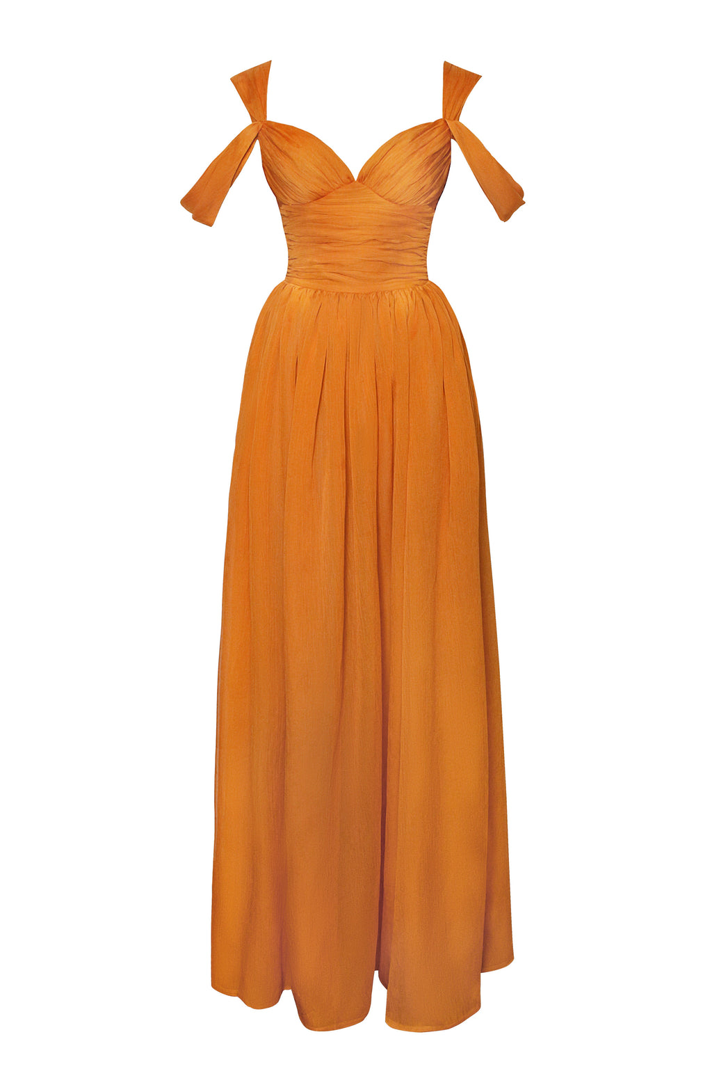 Jelani Layered Mesh High-Slit Drape Maxi Dress  HOUSE OF SHE