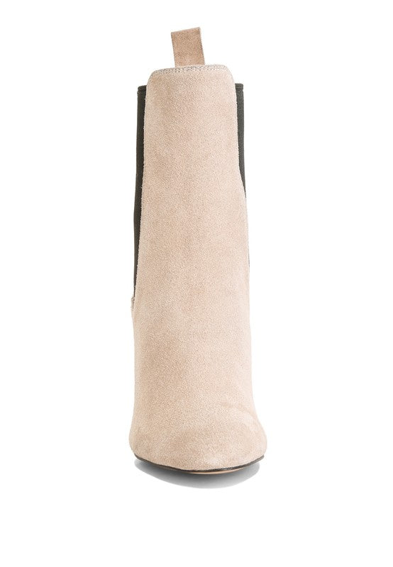 Gaven Suede High Ankle Chelsea Boots  HOUSE OF SHE