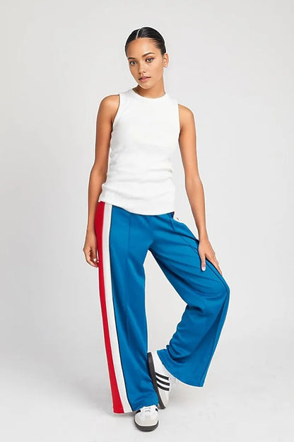 Colorblock Track Pants  HOUSE OF SHE