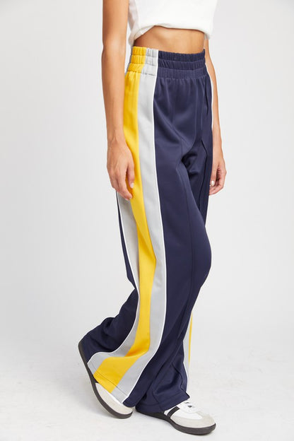 Colorblock Track Pants  HOUSE OF SHE