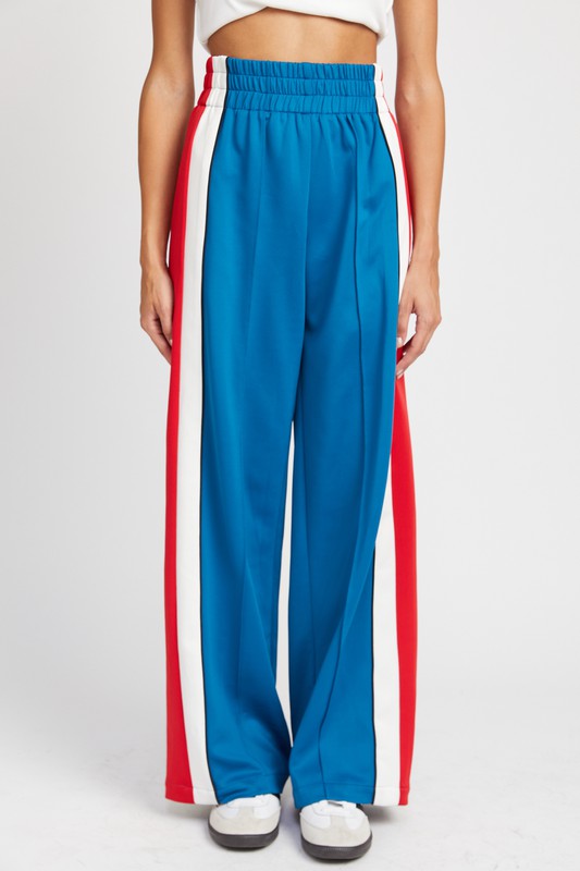 Colorblock Track Pants  HOUSE OF SHE