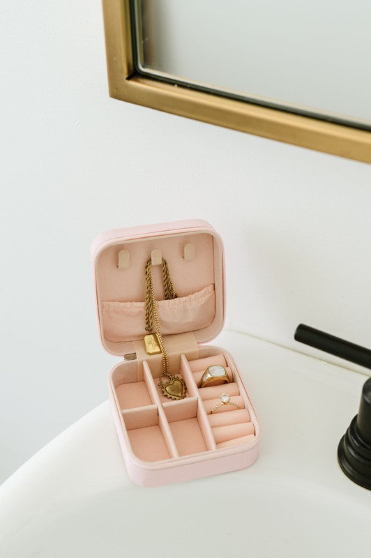 Kristen Travel Jewelry Organizer Box Case - HOUSE OF SHE