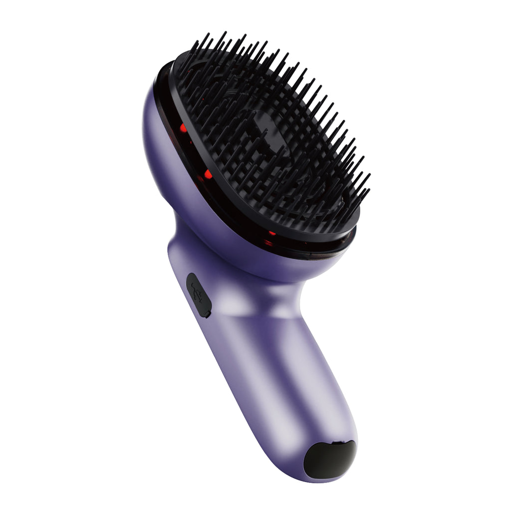 Hair Growth Red Light Detangling Brush & Scalp Massager  HOUSE OF SHE