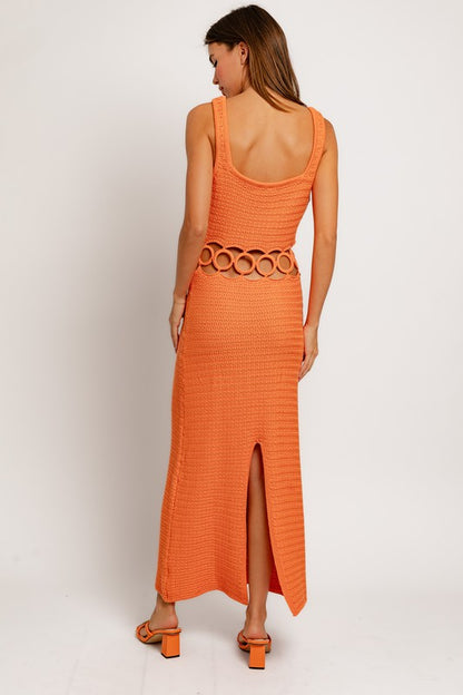 Sally Crochet Midi Dress