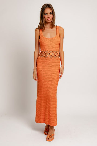 Sally Crochet Midi Dress