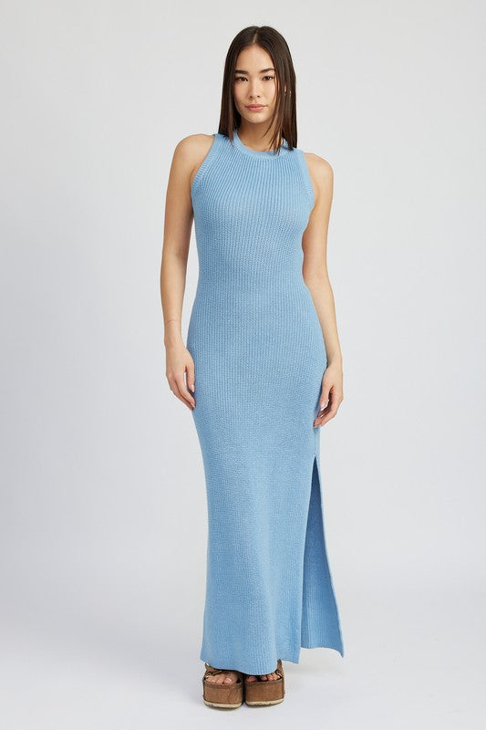 Clemise Halter Knit Dress  HOUSE OF SHE