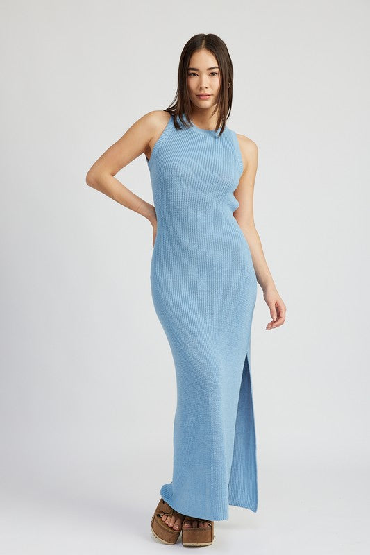 Clemise Halter Knit Dress  HOUSE OF SHE
