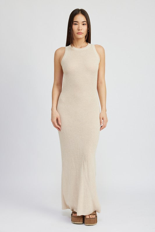 Clemise Halter Knit Dress  HOUSE OF SHE