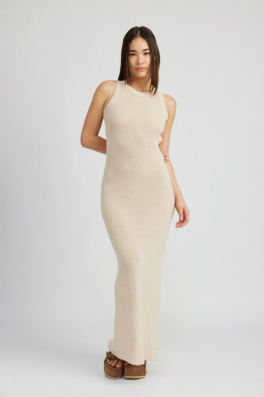 Clemise Halter Knit Dress  HOUSE OF SHE
