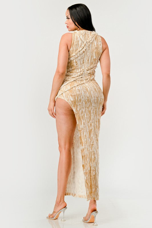 Sun-Kissed Desert Dunes Dress - HOUSE OF SHE