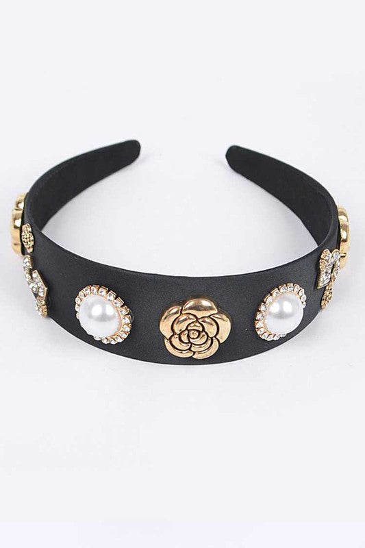 Crystal Rose Number 5 Iconic Headband  HOUSE OF SHE