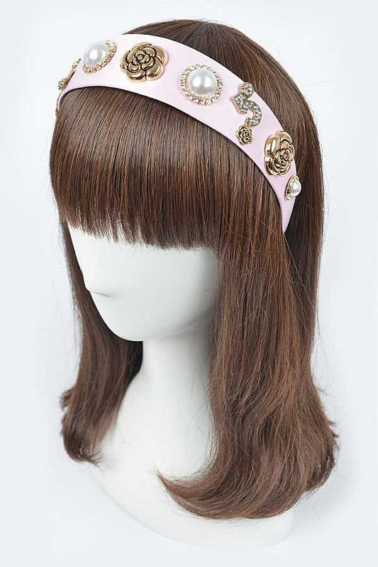 Crystal Rose Number 5 Iconic Headband