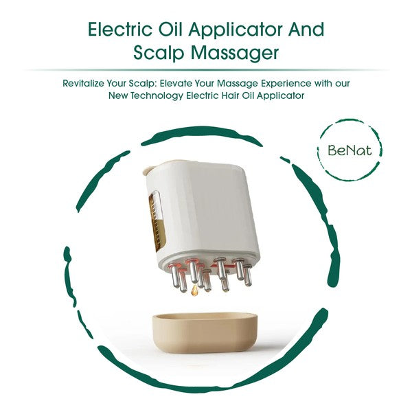Electric Oil Applicator Scalp Massager 2 in 1. - HOUSE OF SHE