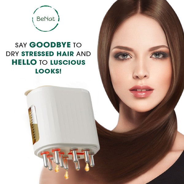 Electric Oil Applicator Scalp Massager 2 in 1. - HOUSE OF SHE