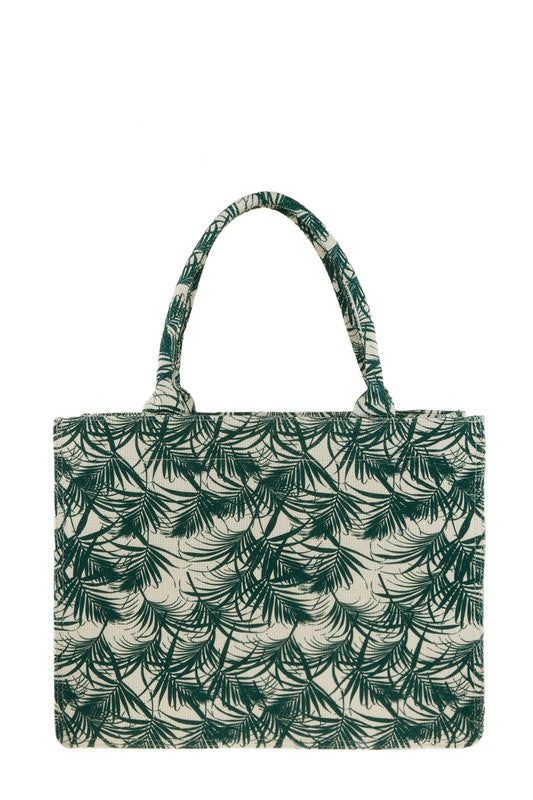 AMOUR Tropical Oblique Book Tote Bag  HOUSE OF SHE