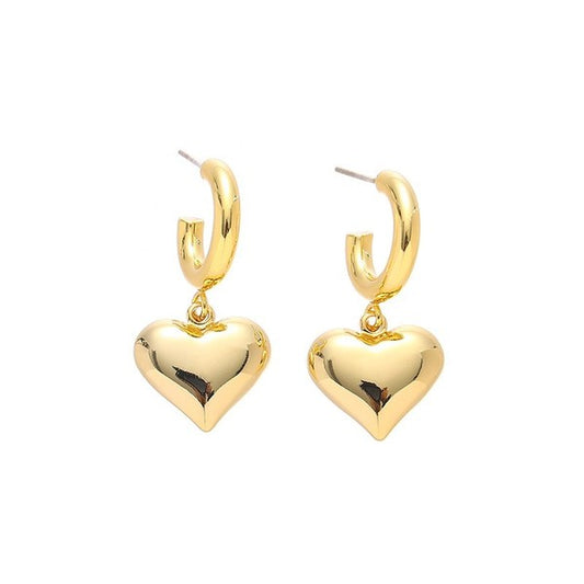 Heart Drop Earring