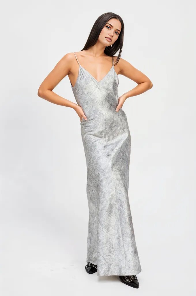 Midi Dress Silver Sequin Slip Dress Sequin Slip Dress – Endless Rose