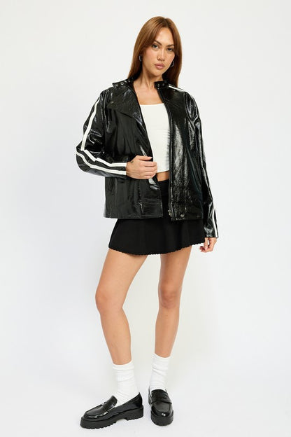 Oversized Moto Jacket