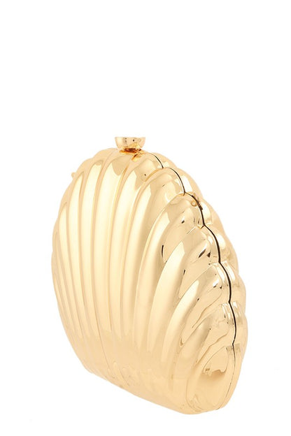 Seashell Gold Shaped Crossbody Bag