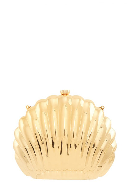 Seashell Gold Shaped Crossbody Bag