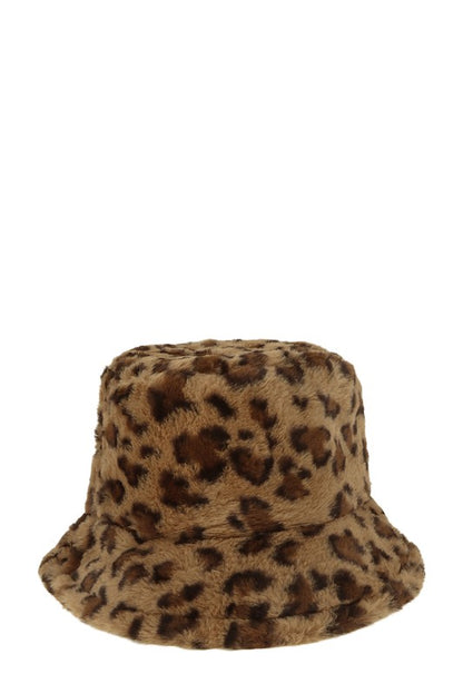 Vega Leopard Print Bucket Hat