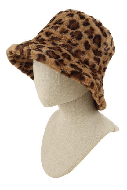 Vega Leopard Print Bucket Hat