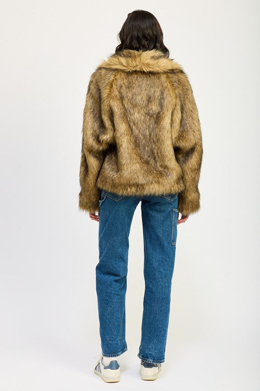 Caty Furry Cardigan