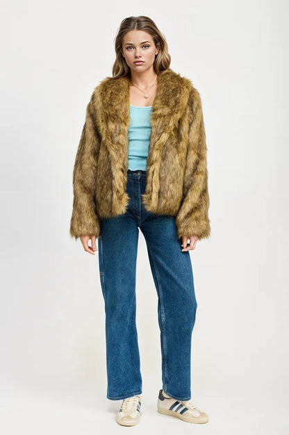 Caty Furry Cardigan