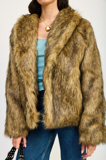 Caty Furry Cardigan