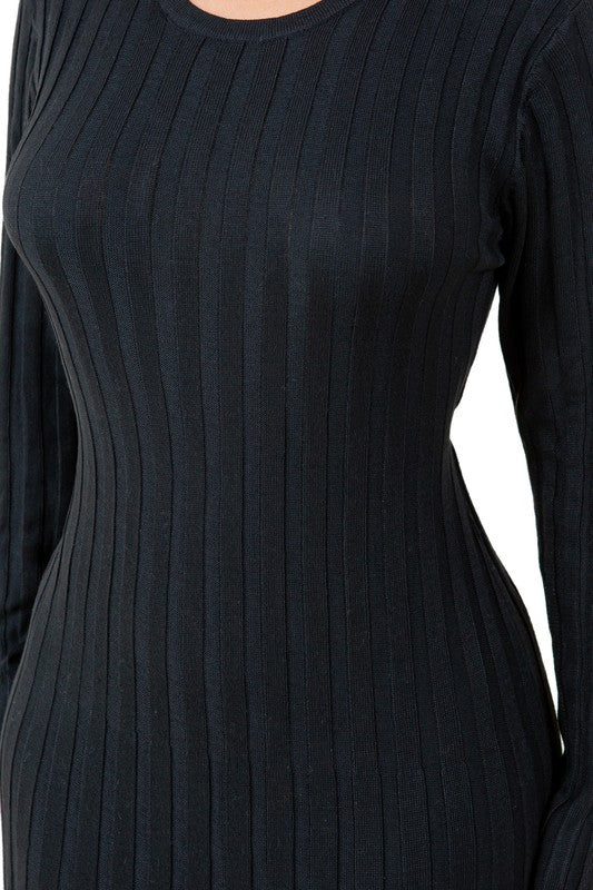Cloe Knitwear Long Maxi Dress - HOUSE OF SHE