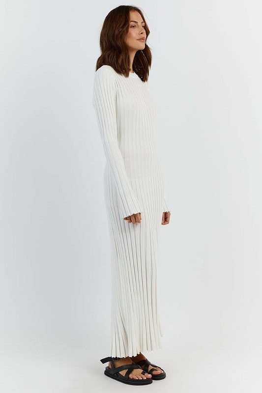 Toni Knitwear Long Maxi Dress - HOUSE OF SHE