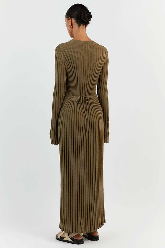 Toni Knitwear Long Maxi Dress - HOUSE OF SHE