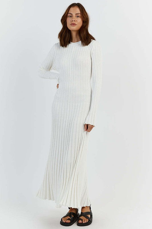 Toni Knitwear Long Maxi Dress - HOUSE OF SHE