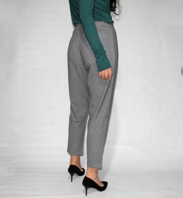 Anila Trouser High Waist Dropped Pants - HOUSE OF SHE
