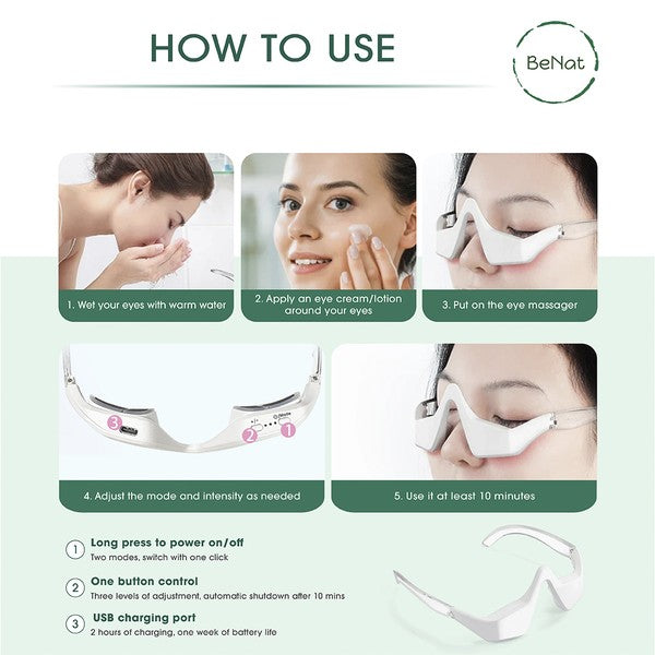 Under-Eye Red Light Therapy Massager  HOUSE OF SHE