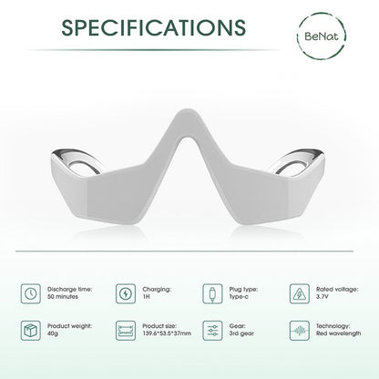 Under-Eye Red Light Therapy Massager  HOUSE OF SHE