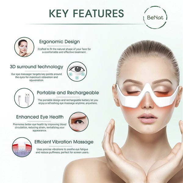 Under-Eye Red Light Therapy Massager  HOUSE OF SHE