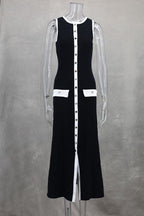 WOMEN FASHION LONG MIDI SWEATER DRESS
