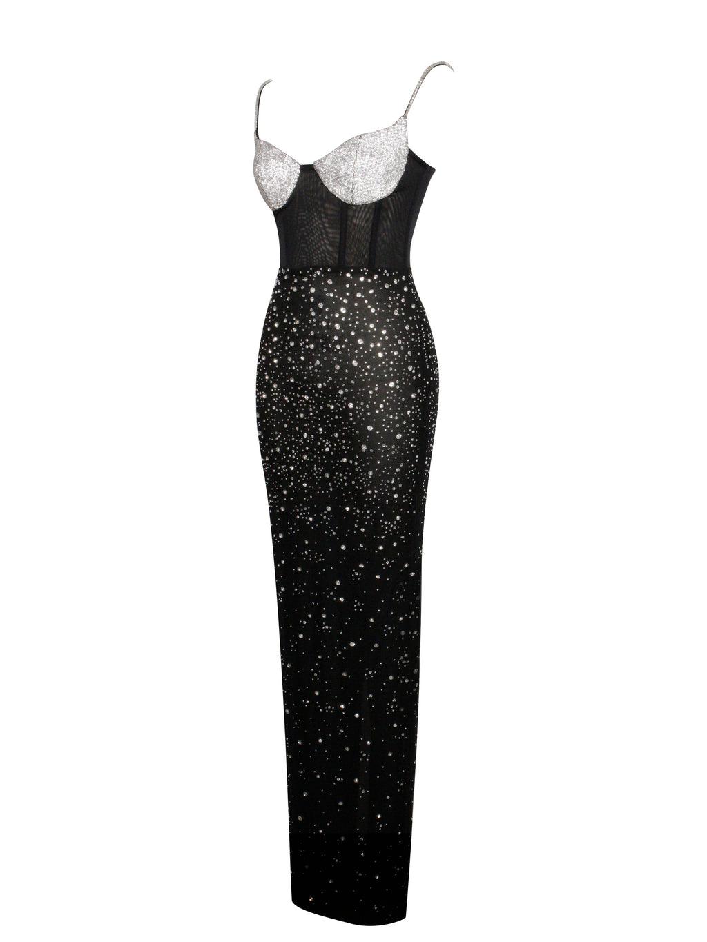 Jimena Rhinestone Maxi Dress - HOUSE OF SHE